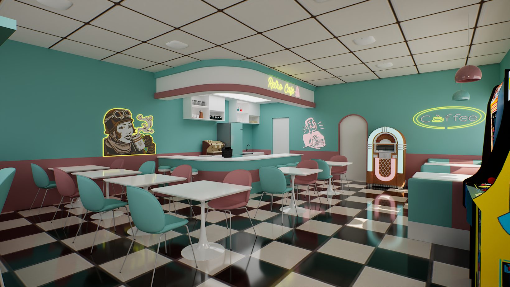 Retro Cafe
